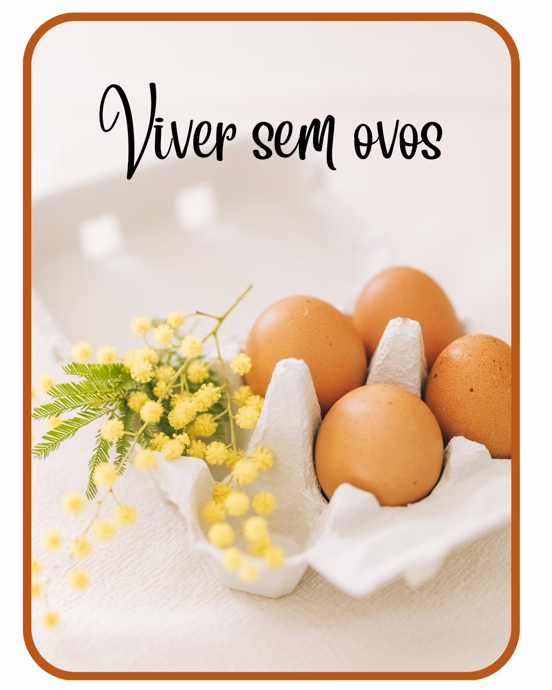 Curso Viver sem Ovos do clube CCC – Técnicas e substituições para cozinhar sem ovos em receitas doces e salgadas.