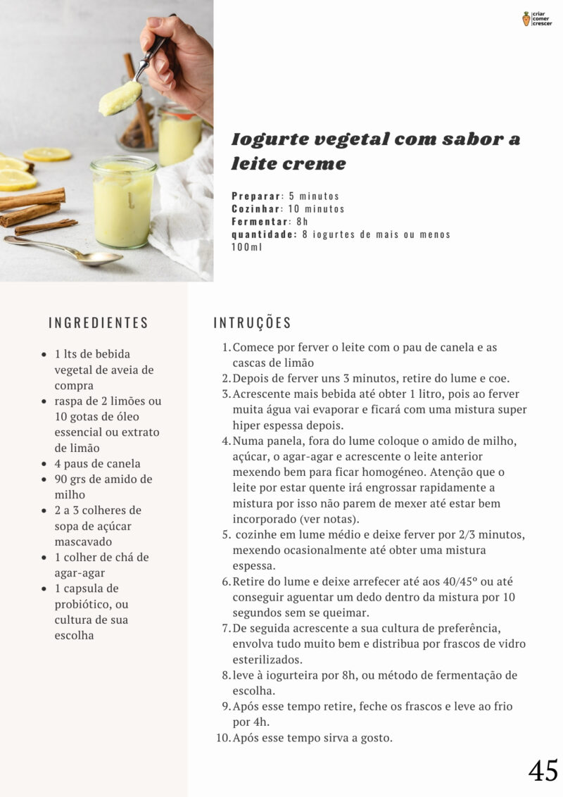 Guia Completo: Iogurtes Vegetais Caseiros 📖🥄(E-BOOK) - Image 4