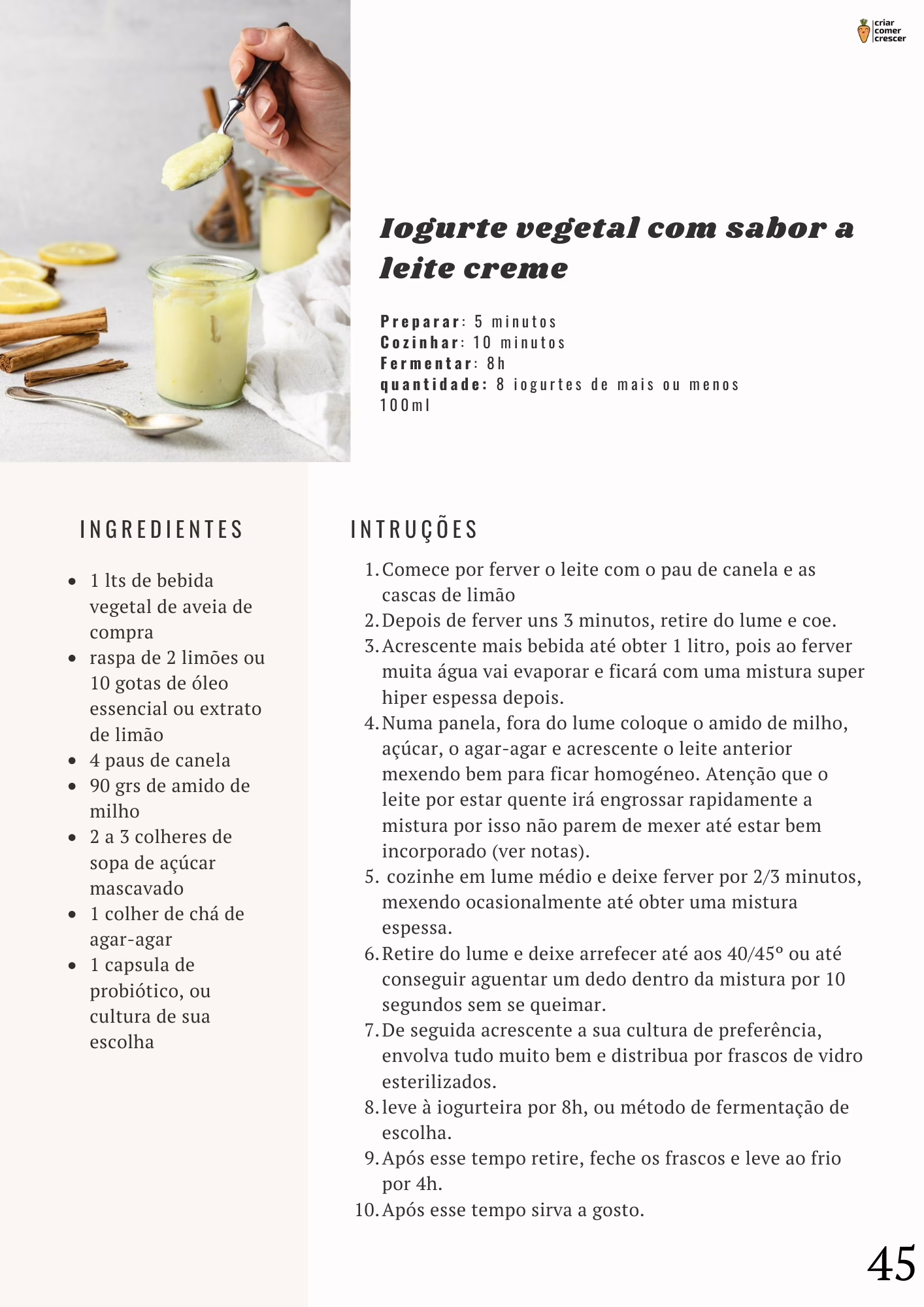 Guia Completo: Iogurtes Vegetais Caseiros 📖🥄(E-BOOK) - Image 4