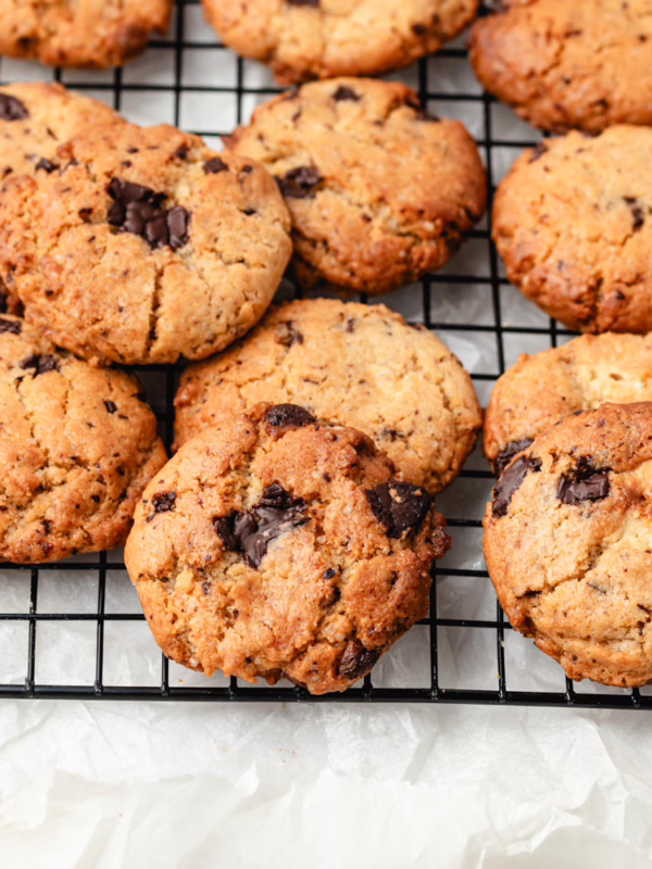 🍪10 Bolachas de pepitas de chocolate de fermentação natural