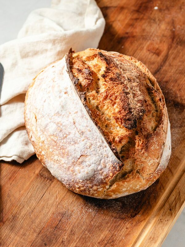 Pão Branco de fermentação natural (800 gr +ou-)