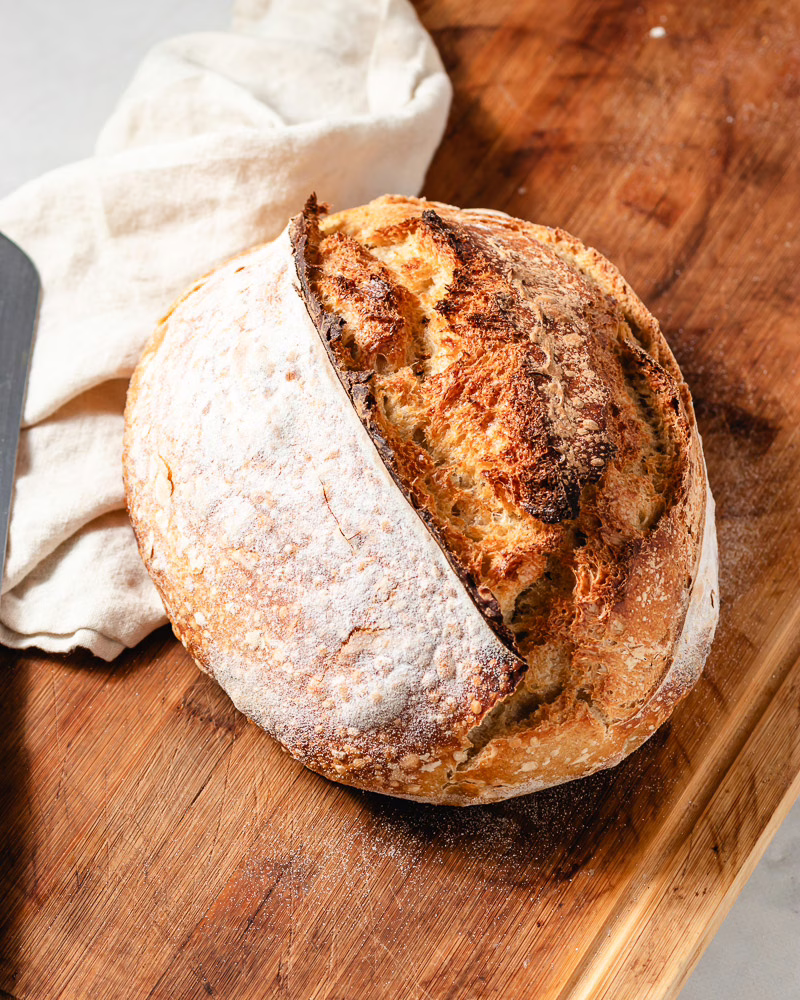 Pão Branco de fermentação natural (800 gr +ou-)