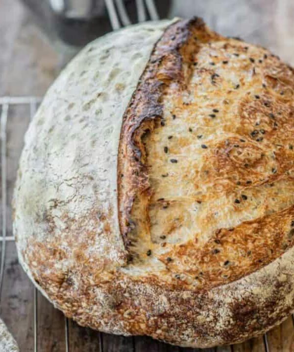 Pão de sementes de fermentação natural (850 gr +ou-)