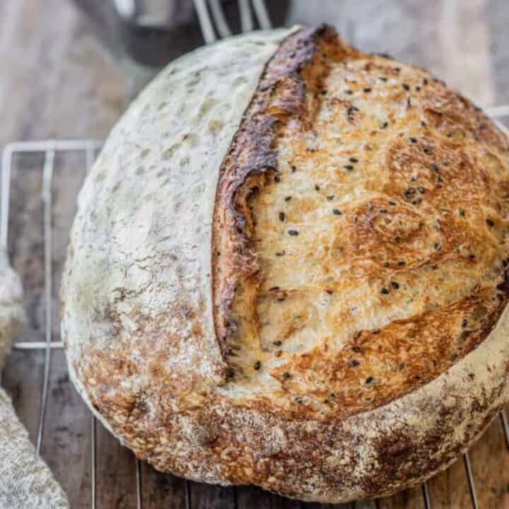 Pão de sementes de fermentação natural (850 gr +ou-)