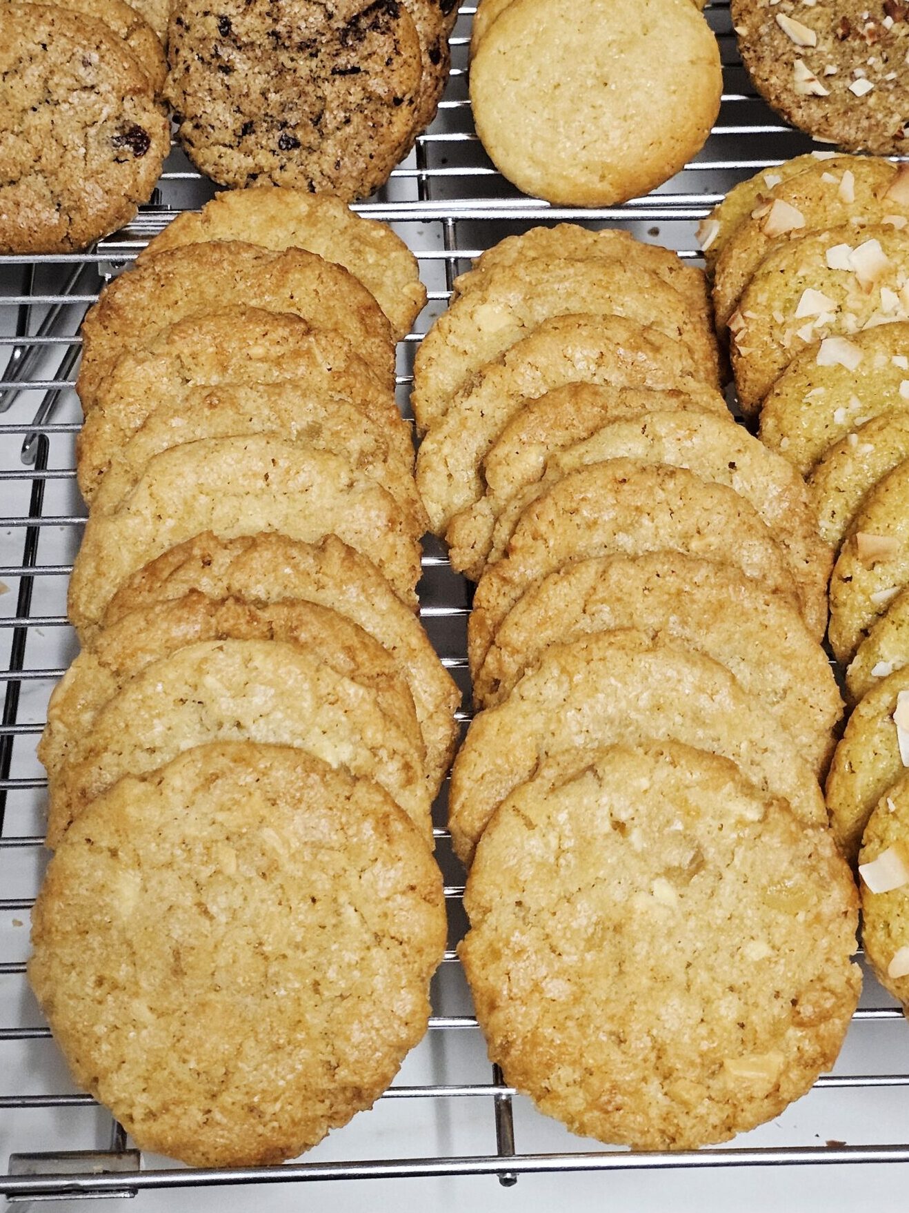 Bolachas de gengibre e chocolate branco fermentação natural