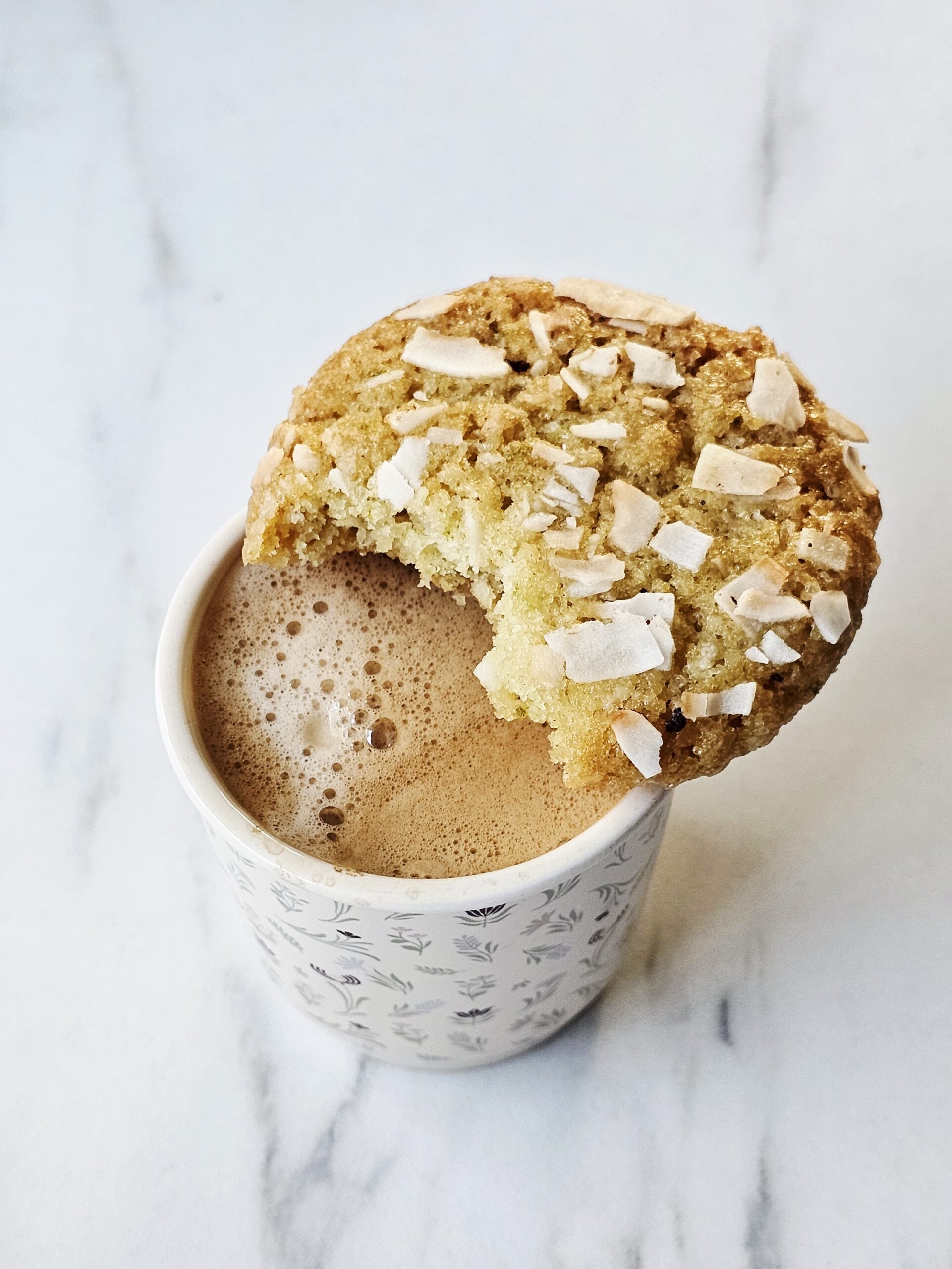 Bolachas coco e lima fermentação natural