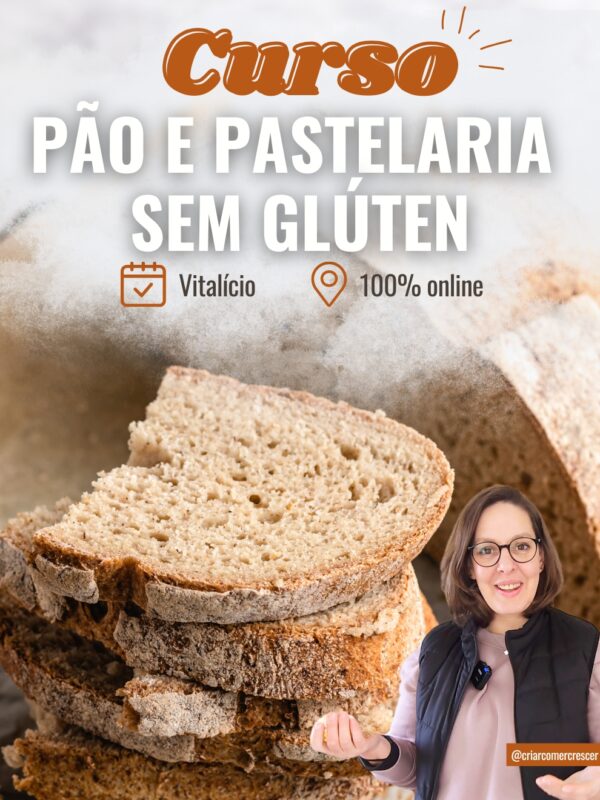 Curso de pão e pastelaria sem glúten
